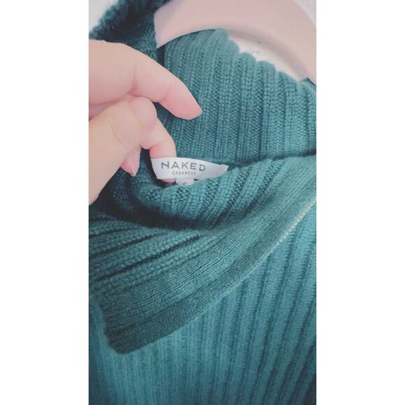 NakedCashmere ARYANA CASHMERE TURTLENECK SWEATER Cypress small - Picture 11 of 12